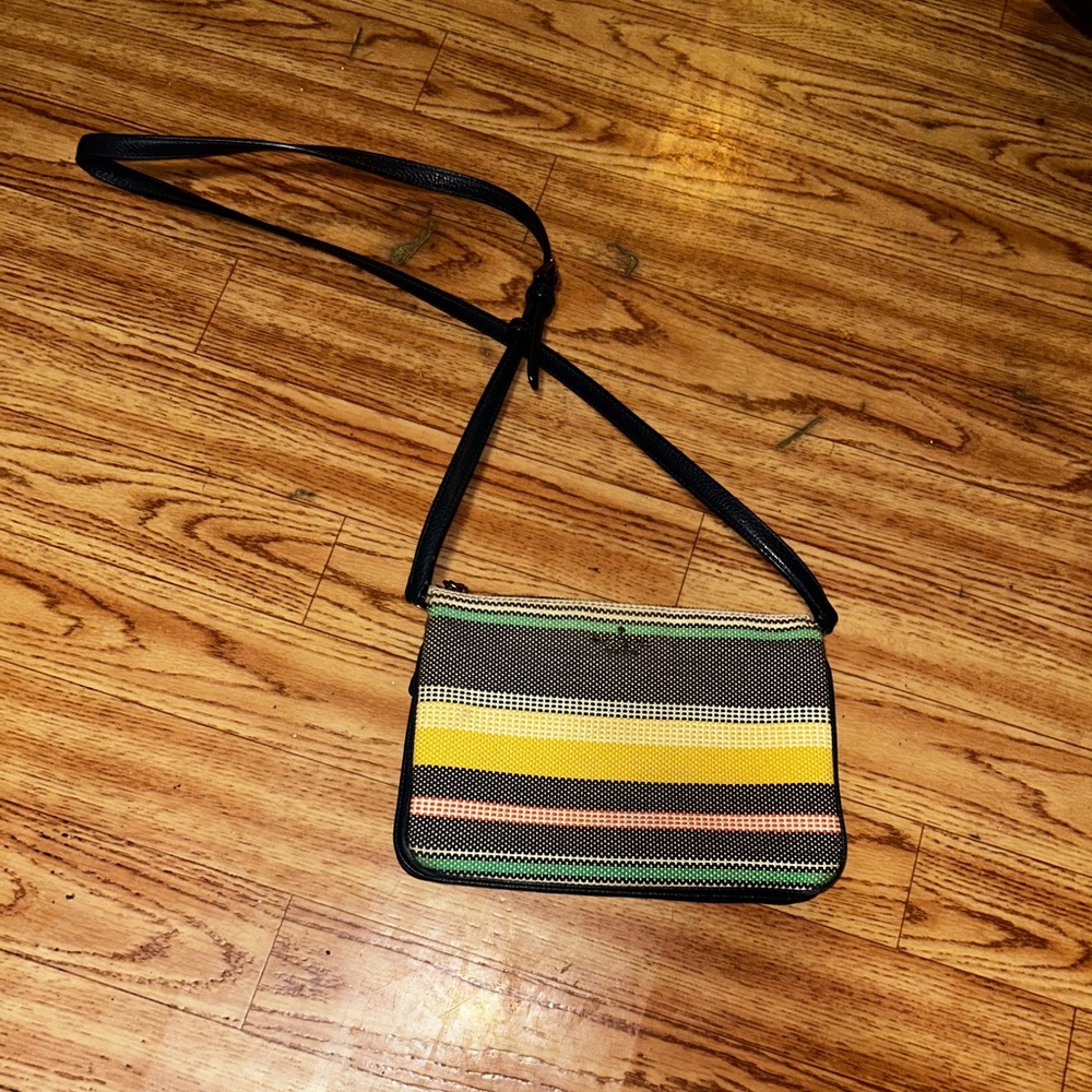 Kate Spade Striped Multi-Color Crossbody Bag